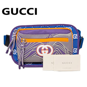 GUCCI body bag belt waist GG big backpack shoulder handbag